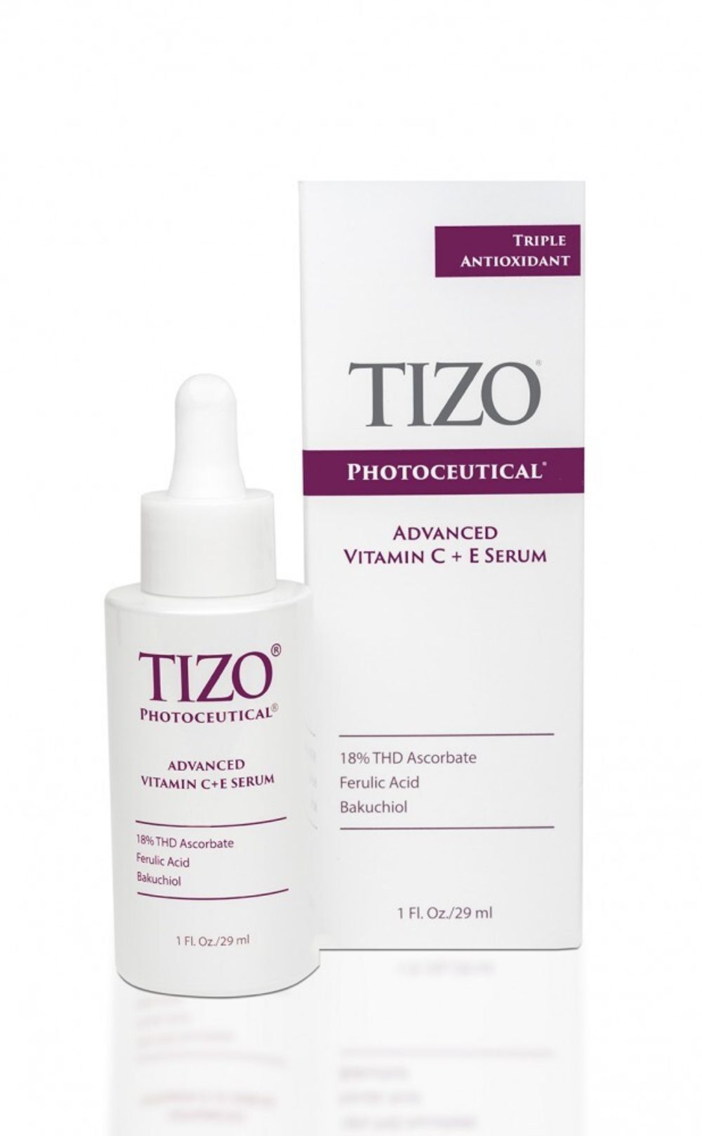 TiZO Сыворотка антиоксидантная TIZO Advanced Vitamin C+E 29 мл