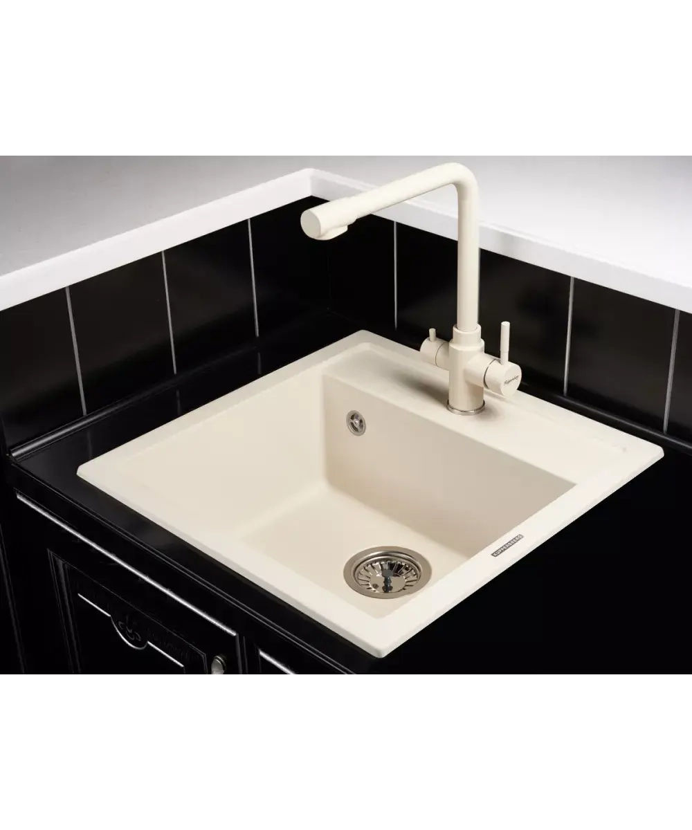 Кухонный смеситель Kuppersberg Geo KG2385CR ECRU фото 2