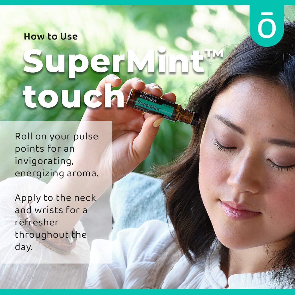 «СуперМинт» смесь эфирных масел мяты, dōTERRA SuperMint Touch, роллер 10 мл