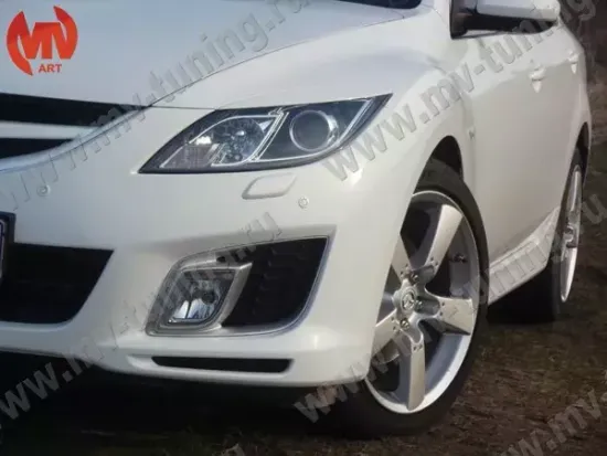 Реснички на адаптивные фары для Mazda 6 GH