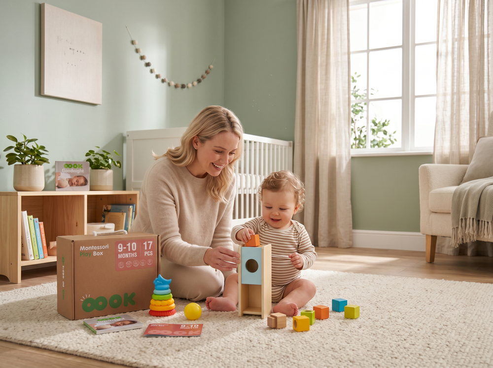 Монтессори Play Box для малышей (9-10 мес.)