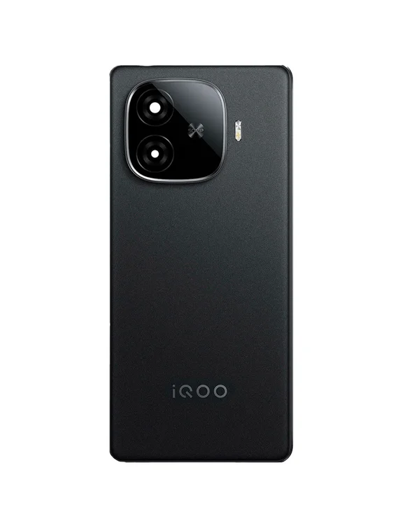 Задняя крышка для Iqoo Z9 черная (Black) со стеклом камеры
