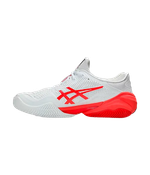 Asics Court FF 3 Novak Clay Белый-Электрический Красный 2025 Кроссовки