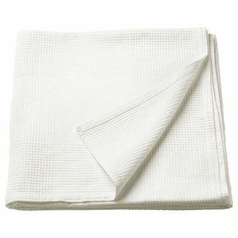 Покрывало IKEA INDIRA (ИНДИРА), Белый, 150х250 см