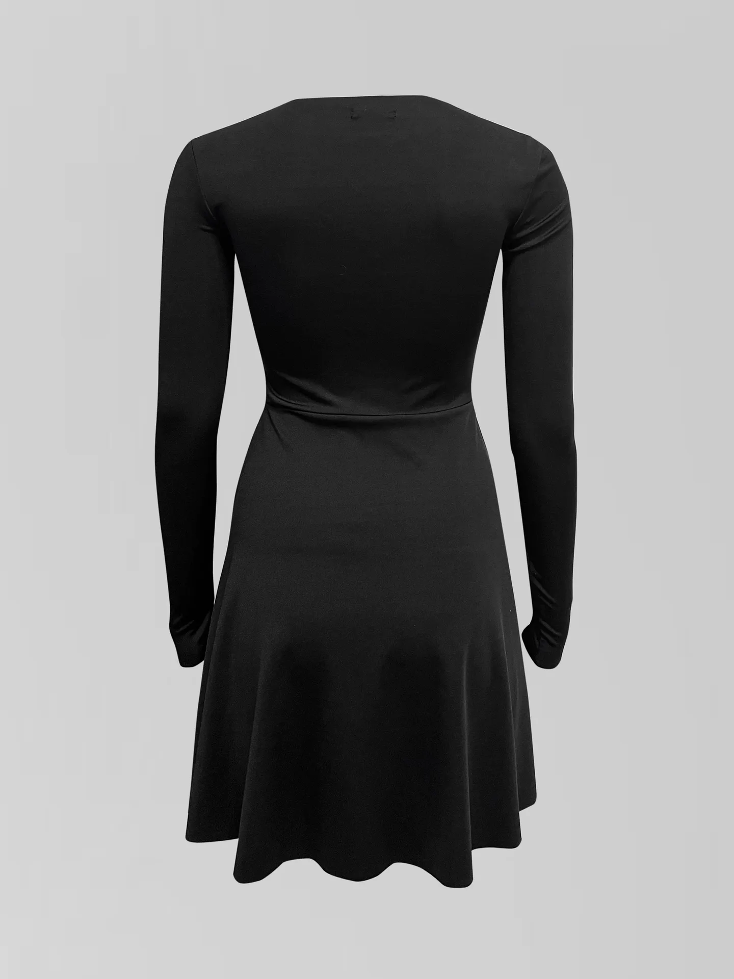 Платье STYLISH 1908 короткое однотонное необработанный край