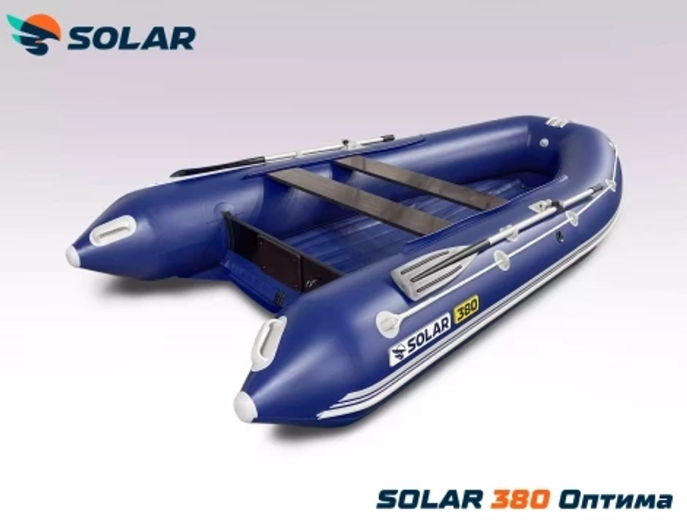Лодка надувная моторная solar-380 к (оптима)