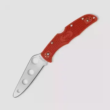 Складной нож Spyderco Endura 4 Trainer 10TR c клинком из стали AUS-6, рукоять FRN