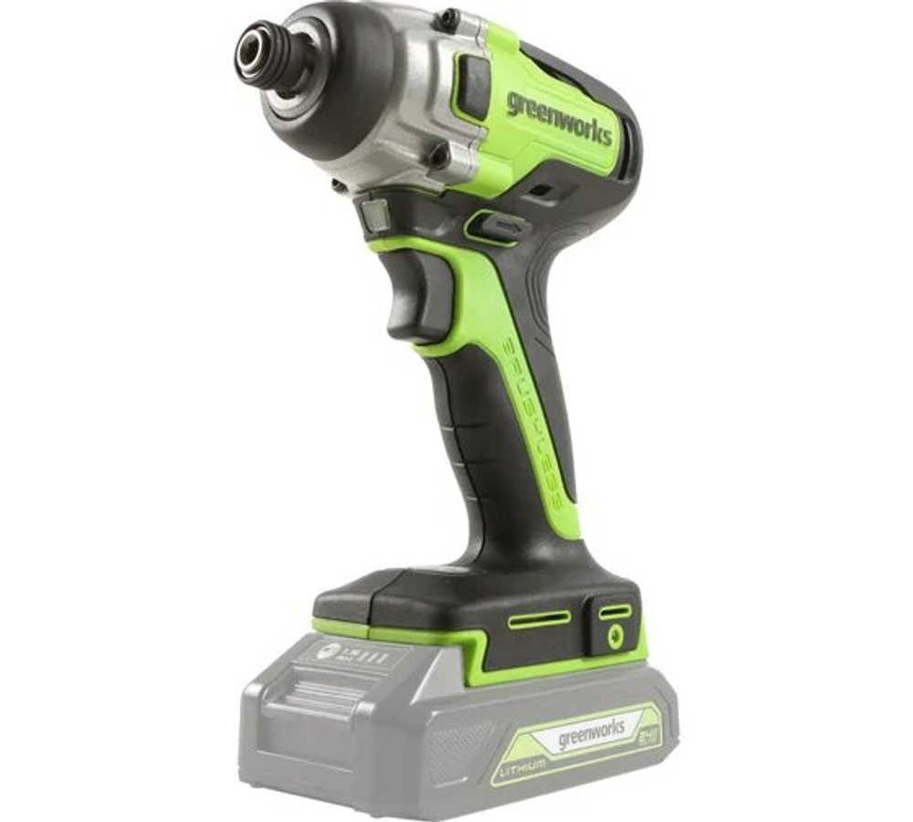 Винтоверт ударный аккумуляторный GREENWORKS GD24ID3 24В,300Нм,1/4HEX,б/щ,без АКБ и ЗУ (3802807)