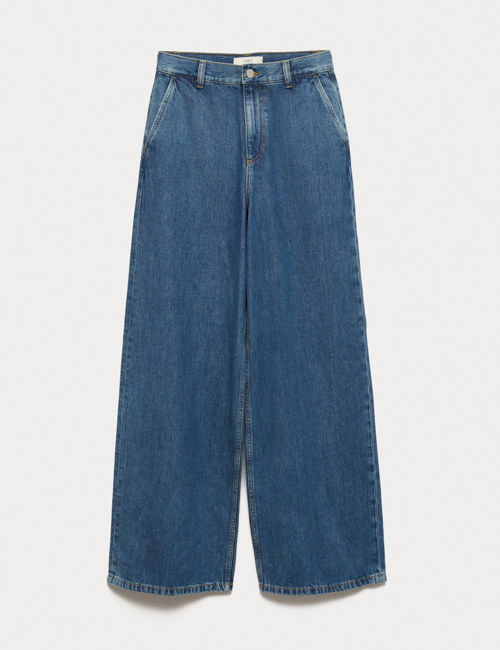 Джинсы с широкими штанинами T57002117 - Marks & Spencer