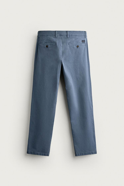 ZARA БРЮКИ ЧИНОС SLIM FIT, СИНИЙ
