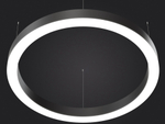 Подвесной LED светильник кольцевой OREOL-400 25Вт 5000К 2125Лм черный IP20 400х400х100мм DARKLUM