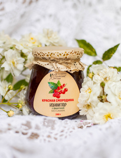 Конфитюр из красной смородины с фруктозой, 280 г