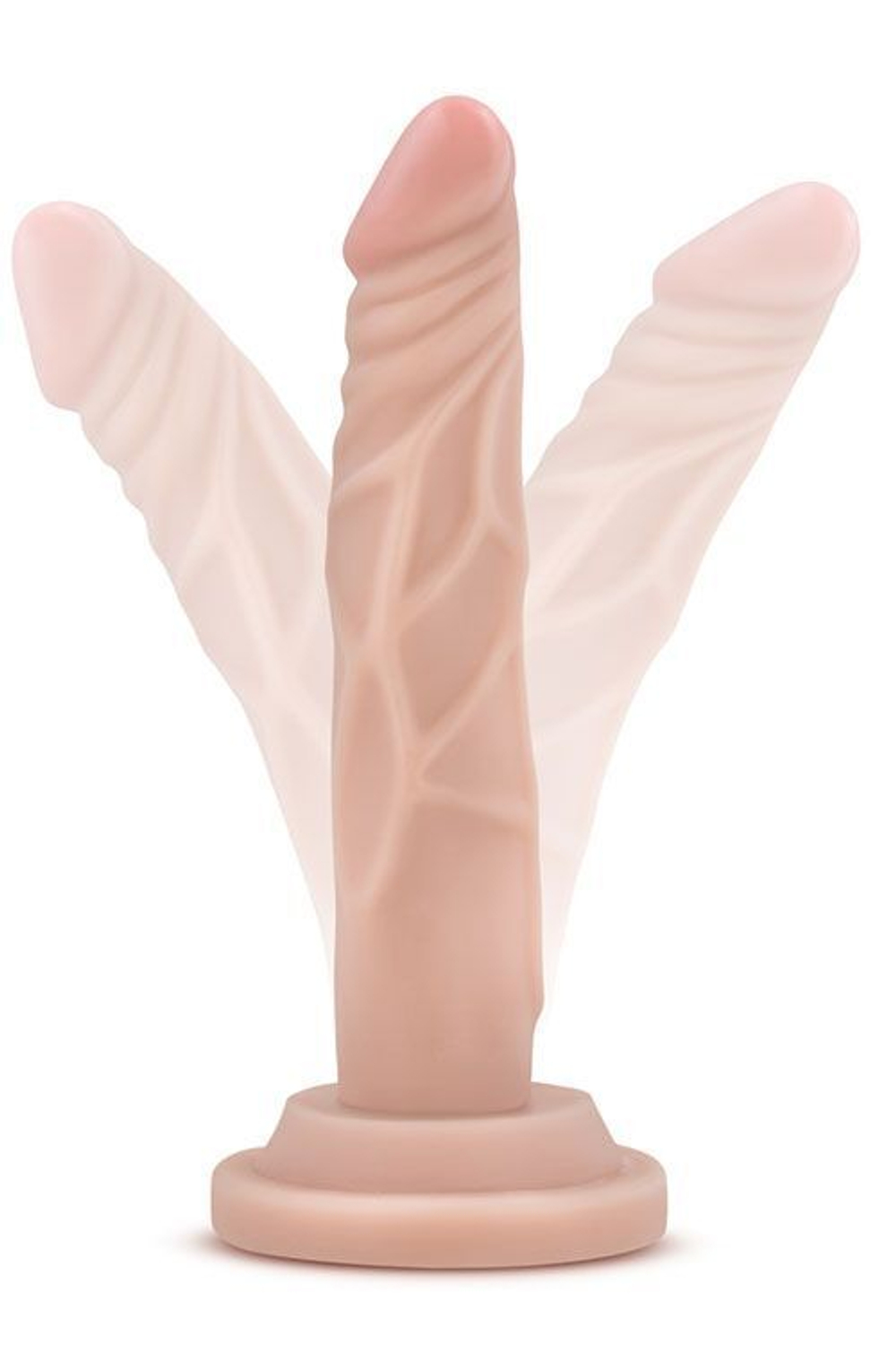 Телесный фаллоимитатор-реалистик 5 Inch Mini Cock на присоске - 14,6 см. (Цвет: телесный)