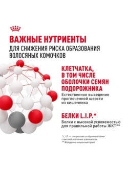 Hairball Care Корм для длинношерстных кошек 2кг