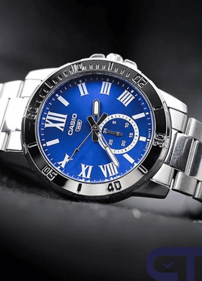 Casio MTP-VD200D-2B — мужские наручные часы