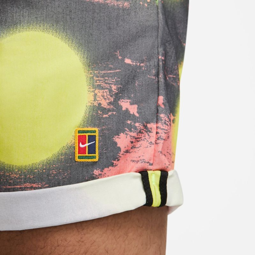 Мужские теннисные шорты Nike Dri-FIT Heritage Print Tennis Shorts - разноцветный