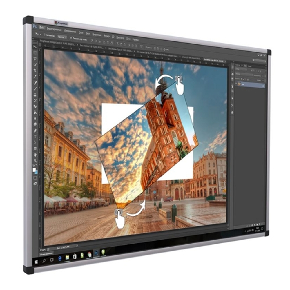 Интерактивная доска Proptimax на 40 касаний (диагональ 104, 16:9")