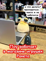 Мягкая игрушка Pou Поу Пу По Пуу из игры