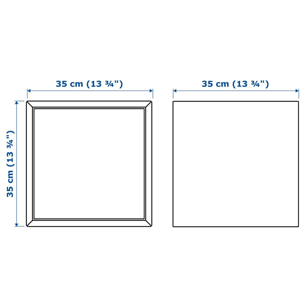 IKEA EKET  (ИКЕА ЕКЕТ)  -  Шкаф с дверцей - тёмно-серый 35x35x35 см