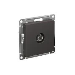 Розетка телевизионная оконечная 1 дБ Systeme Electric AtlasDesign Базальт ATN001491
