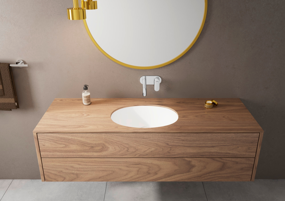 Смеситель для раковины Hansgrohe Vernis Blend однорычажный, СМ, настенный 71576000