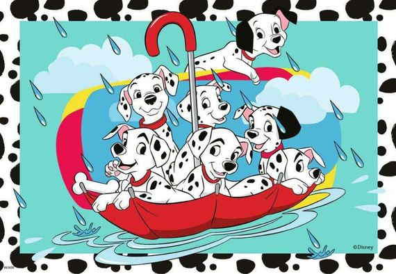 Puzzle Disney's favorite puppies 2x24 pcs