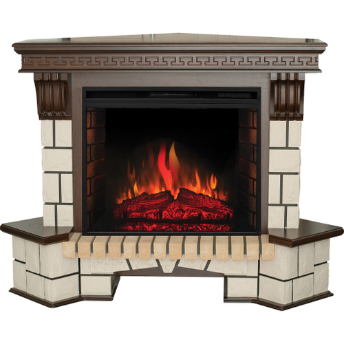 Каминокомплект Real Flame Stone Corner 26 AO с очагом Epsilon 26 (угловой)