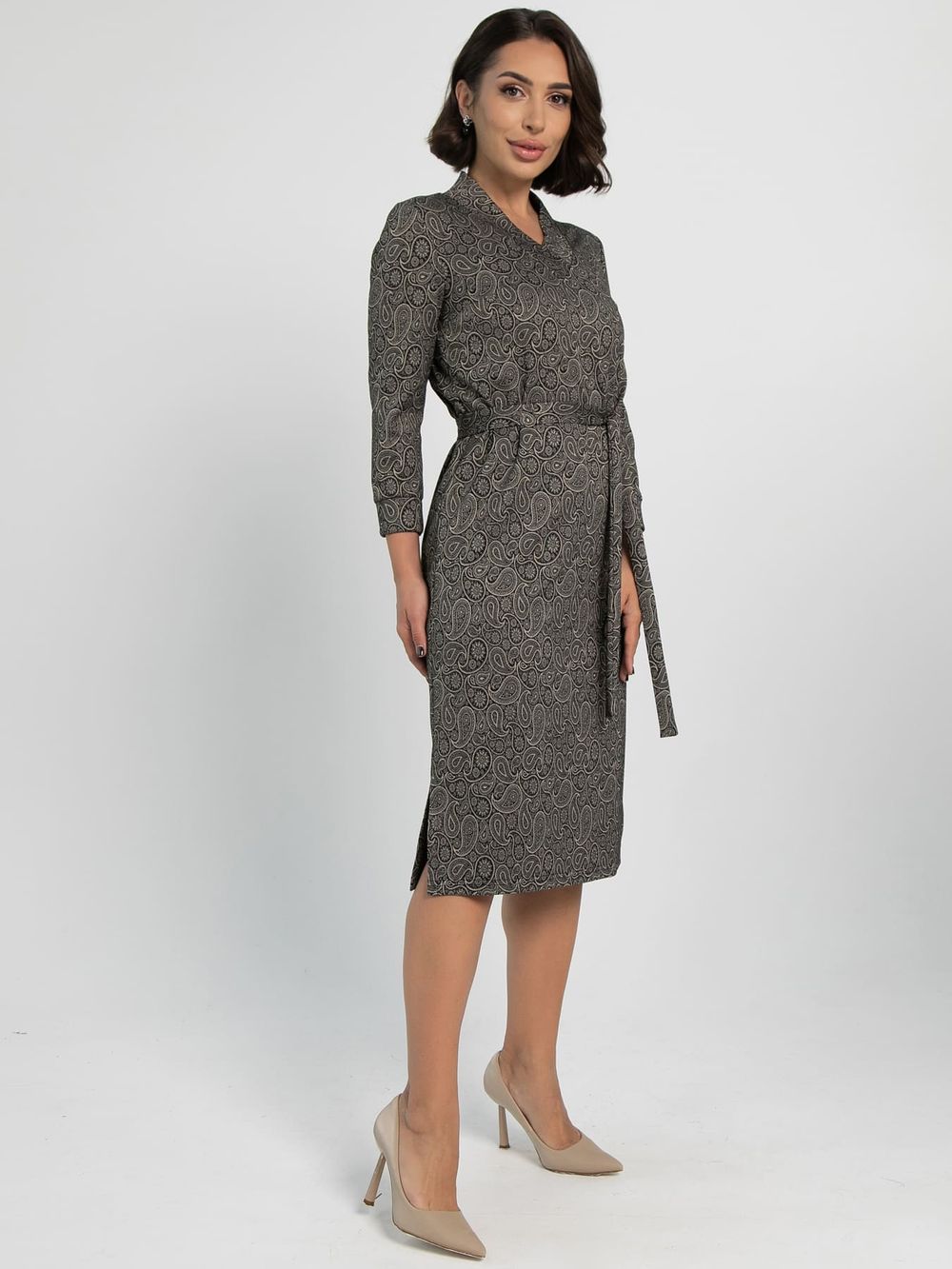 Платье Лаконичный стиль (темный орех) П16034-19М LT Collection