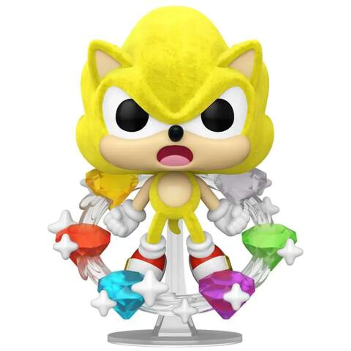 Funko POP! Sonic the Hedgehog: Super Sonic with Emeralds (Flocked Exc) (1059)