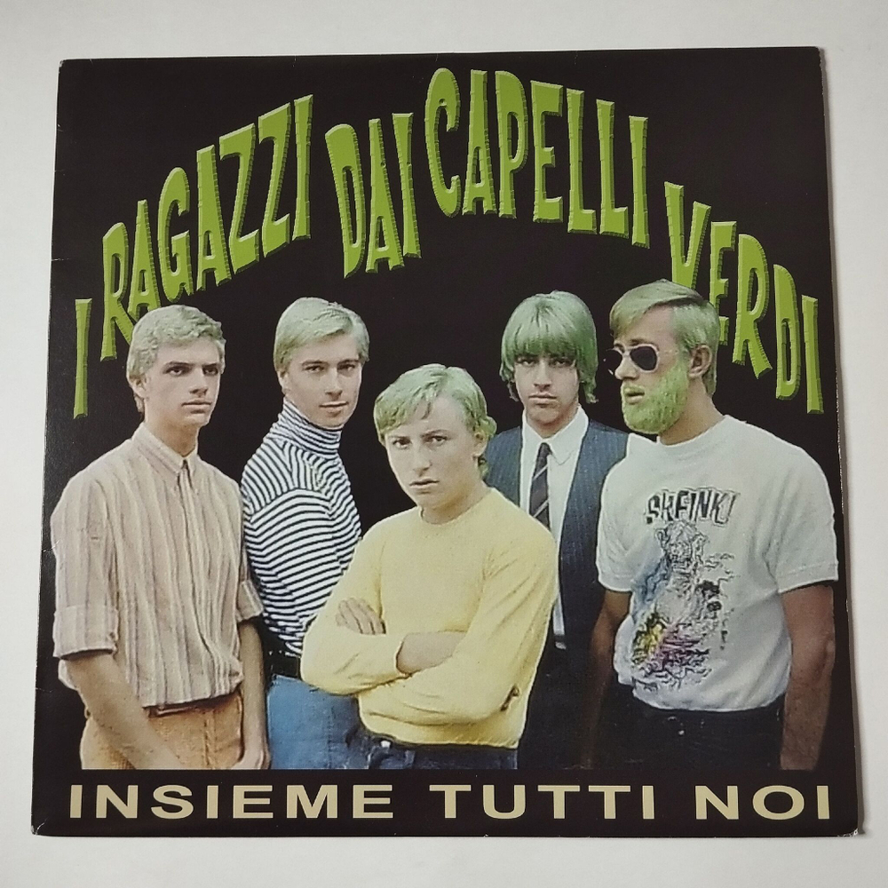 Винтажная виниловая пластинка LP I Ragazzi Dai Capelli Verdi Insieme Tutti Noi (Italy 2008)