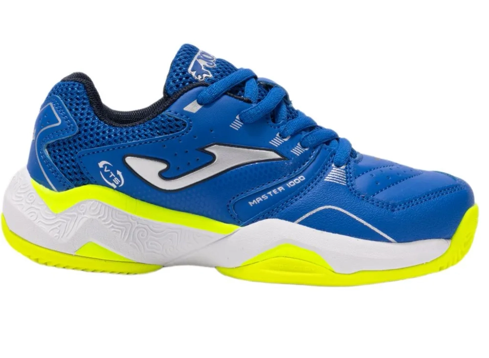 Детские теннисные кроссовки Joma Master 1000 Junior 2504 Clay - royal blue