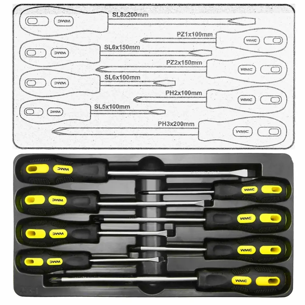 Набор инструментов 253пр. WMC TOOLS WMC-WMC254