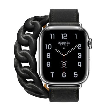 Apple Watch Hermès 41mm Silver Stainless Steel Case with Gourmette Double Tour