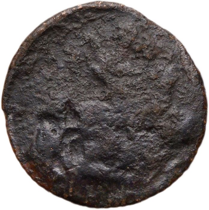 Полушка 1766 ЕМ Екатерина II VF