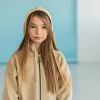 Толстовка с капюшоном  подростковая "Сафари" утепленная