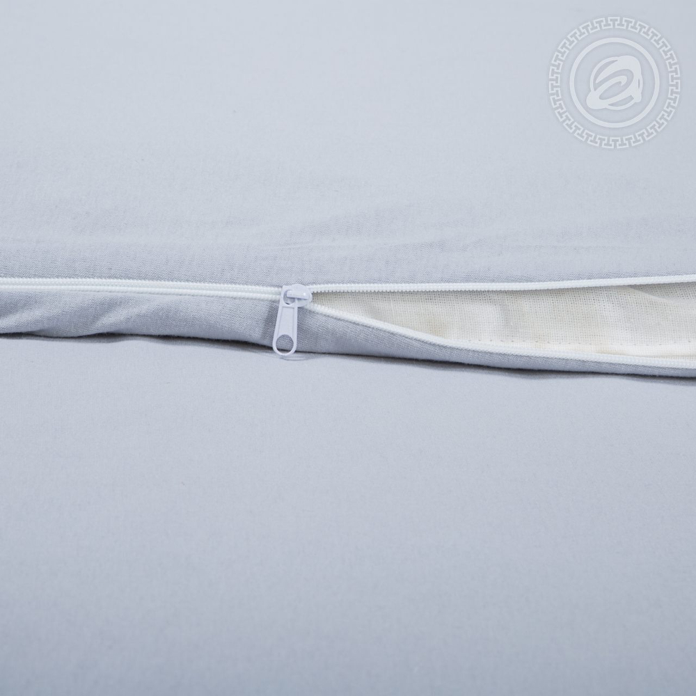 Пододеяльник трикотажный на молнии 175х215 Серый 262 АРТПОСТЕЛЬ