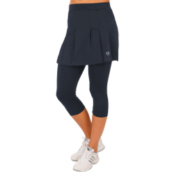 Женская теннисная юбка Limited Sports Club Fashion Scapri With 7/8 Tights Women - Dark Blue, White