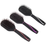 Расческа массажная «Toma Beauty», трапеция, матовое покрытие, микс 4 цвета, 24см.