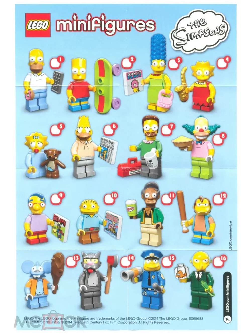 LEGO Minifigures The Simpsons 71005-11