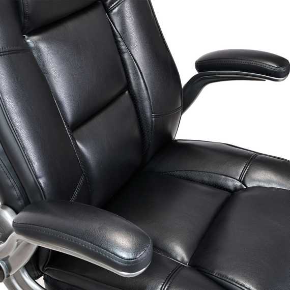 Кресло BRABIX PREMIUM "Paradigm EX-556", пружинный блок, рециклированная кожа, черное, 532976