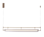 08021-150P,20 Подвес Аника бронза w150*10 h150 Led 32W (3000K)
