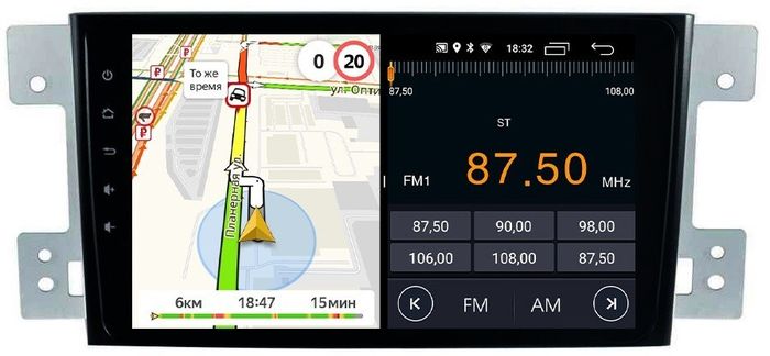 Магнитола для Suzuki Grand Vitara 2005-2016 - Parafar PF053FHD на Android 13, CarPlay, 4G SIM-слот