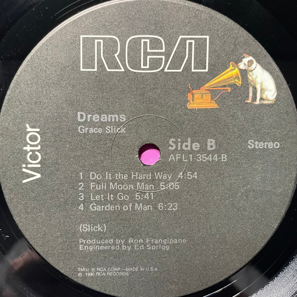 Grace Slick ‎– Dreams (США 1980г.)
