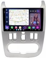 Магнитола для Renault Logan/Sandero 1 2009-2014 - FarCar S500-TS20 монитор 9.5" 2K QLED на Android 14, Быстрейшая, CarPlay, 4G SIM-слот