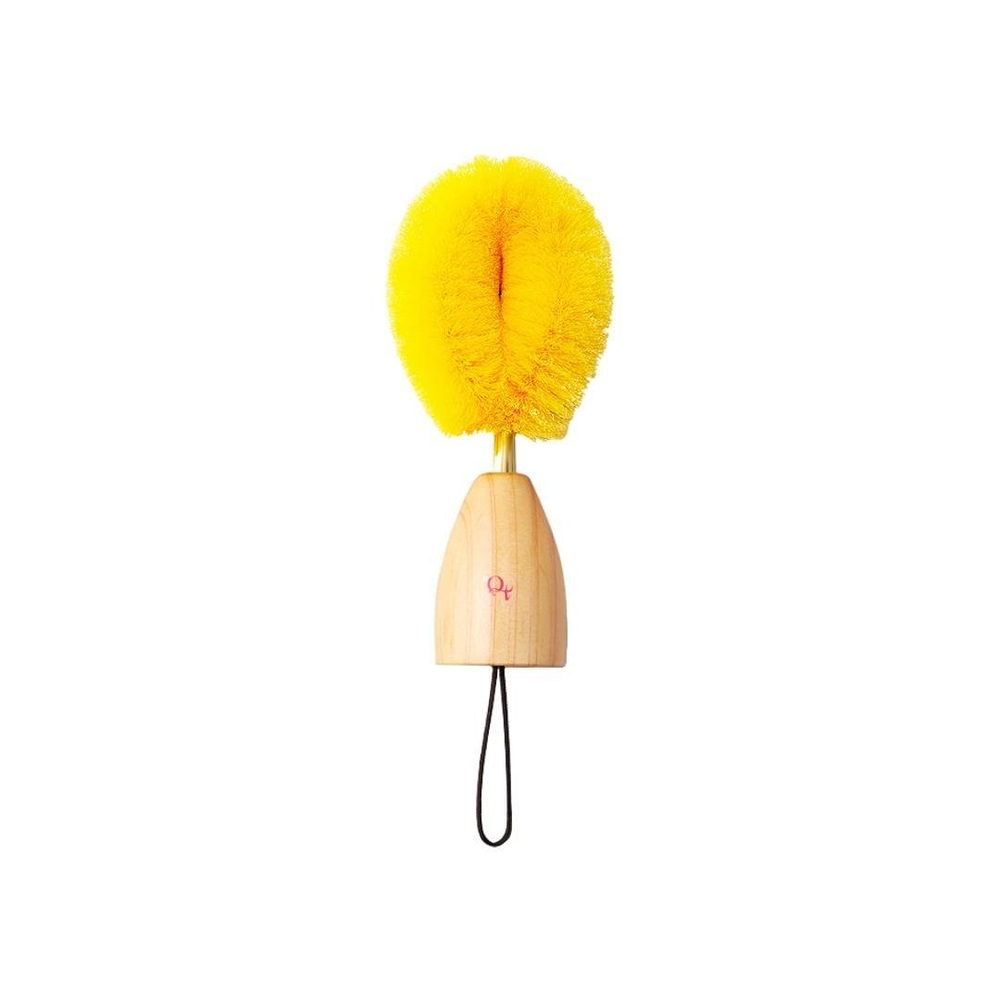 Шелковая щетка для лица из золотого шелка Tomioka Cocoon Golden Silk Brush