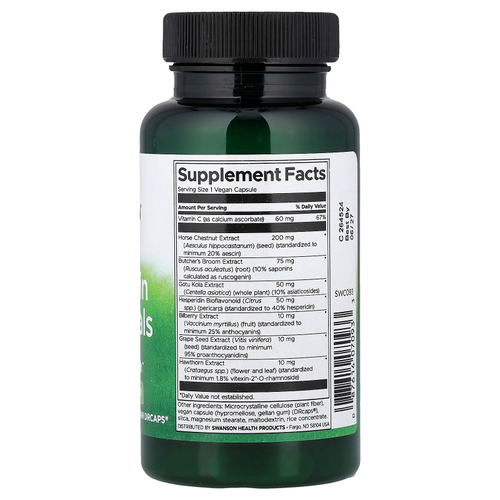 Swanson Vitamins, Leg Vein Essentials, 60 веганских DrCaps®
