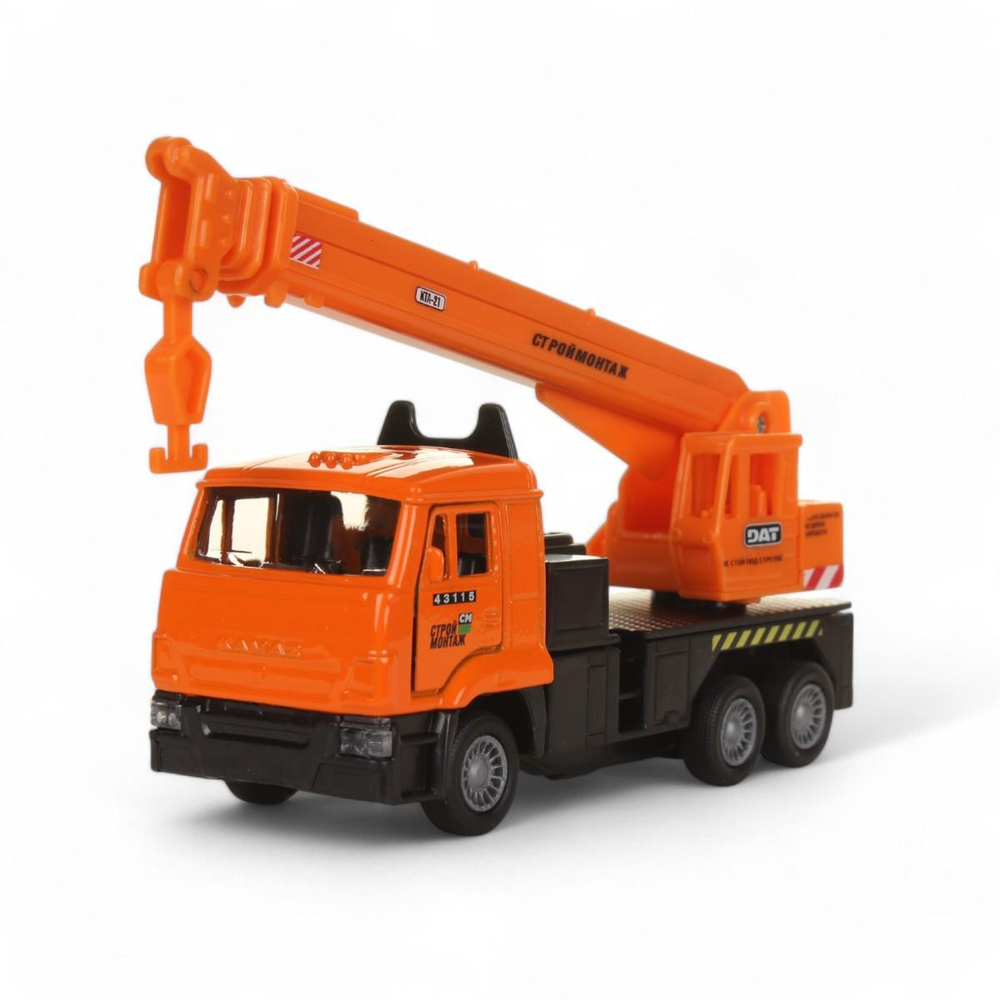 Модель ин. мет. "КамАЗ. Автокран" 12см. SB-16-23WB (Технопарк)