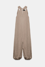 САТИНОВЫЙ КОМБИНЕЗОН С БРЮКАМИ-БАЛЛОНАМИ — ZARA