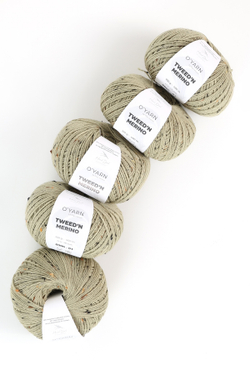 Пряжа TWEED’N MERINO с коричневыми крапинками, 500г