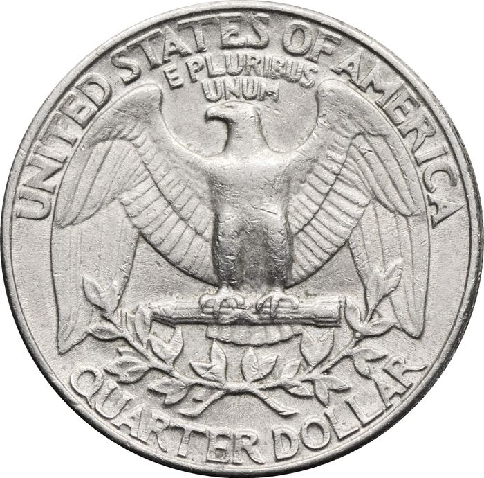 25 центов (квотер) 1965-1998 США